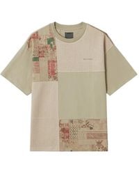Musium Div. - Patchwork Woven T-Shirt - Lyst