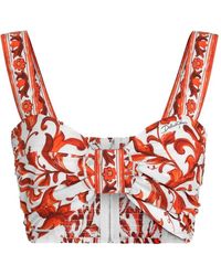 Dolce & Gabbana - Elegant Bow Front Shirt - Lyst