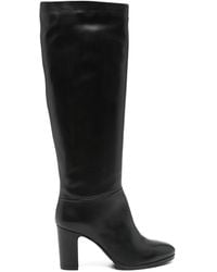 Julie Dee - 80Mm Block-Heel Calf-Leather Boots - Lyst