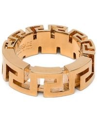 Versace - Greca Ring - Lyst
