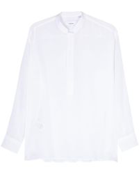 Lardini - Semi-doorzichtig Katoenen Overhemd - Lyst