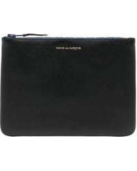 Comme des Garçons - Debossed-Logo Leather Wallet - Lyst