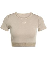 adidas - Logo-Embroidered T-Shirt - Lyst