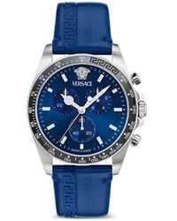 Versace - Reloj Greca Chrono de 43 mm - Lyst