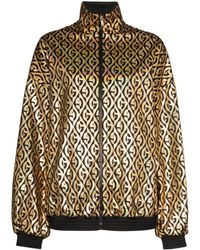 Gucci Sportjacke im Metallic-Look - Schwarz