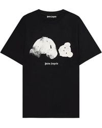 Palm Angels - Spray Broken Bear T-Shirt - Lyst