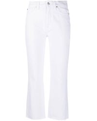 7 For All Mankind - Mid-rise Cropped Trousers - Lyst