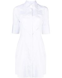 Ambush - Cut-Out Heart Shirtdress - Lyst
