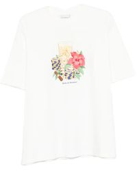 Drole de Monsieur - T-Shirt À Fleurs Hibiscus Club - Lyst