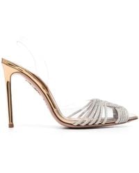 Aquazzura - Gatsby 105Mm Slingback Pumps - Lyst