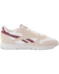 Reebok - Classic Leather "White/Red" Sneakers - Lyst