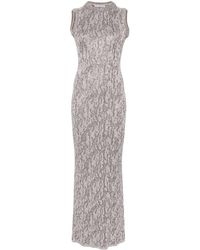 Acne Studios - Sequinned Maxi Dress - Women's - Polyester/metallic Fibre/nylon - Lyst