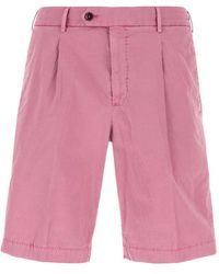 PT Torino - Cotton Bermuda Shorts - Lyst