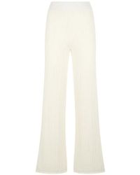 Alpha Studio - Ribbed-Knit Trousers - Lyst
