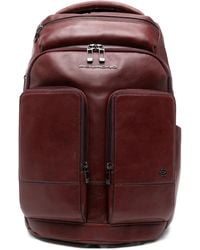 Piquadro - Leather Backpack - Lyst