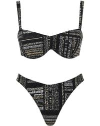 Devon Windsor - Bikini Imprimé - Lyst