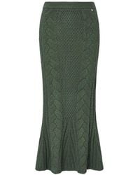 Liu Jo - Knit Midi Skirt - Lyst