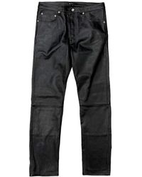 Purple Brand - Straight-leg Leather Trousers - Lyst