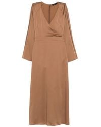 Fabiana Filippi - V-Neck Embellished Maxi Dress - Lyst
