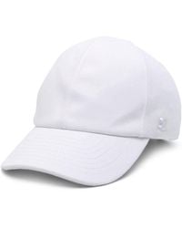Courreges - Embroidered-logo Twill Cap - Lyst