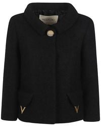 Valentino Garavani - Button Vlogo Jacket - Lyst
