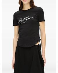 Ann Demeulemeester - Floor Micro T-Shirt - Lyst