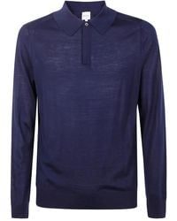 Paul Smith - Sweater Ls Polo - Lyst