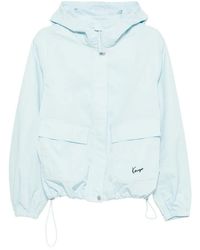 KENZO - Hooded Logo-Embroidered Jacket - Lyst