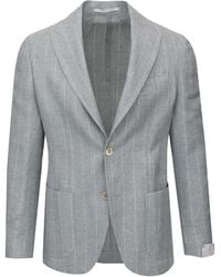 Eleventy - Gestreepte Blazer - Lyst