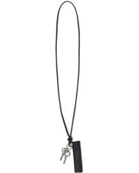 1017 ALYX 9SM - Logo-Lettering Leather Keyring - Lyst
