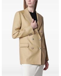 Tagliatore - Blazer Croisé À Revers Pointus - Lyst