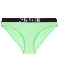 Calvin Klein - Bragas de bikini con logo en la cinturilla - Lyst