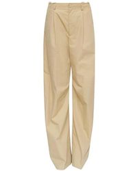 MM6 by Maison Margiela - Belt Loops Wide Tailored Trousers - Lyst