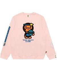 *BABY MILO® STORE BY *A BATHING APE® - Baby Milo Graphic-Print Sweatshirt - Lyst
