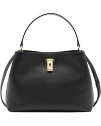 Bally - Lock Me Grained Shoulder Bag - Lyst