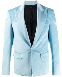 Amiri - Metallic Deep V-Neck Blazer Jacket - Lyst