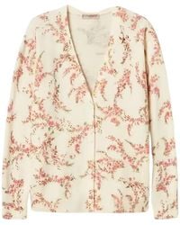 Twinset - Cardigan À Fleurs - Lyst