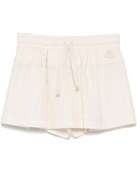 Moncler - Embroidered Mini Skirt - Lyst