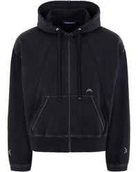 A_COLD_WALL* - Felpa Con Cappuccio E Zip - Lyst