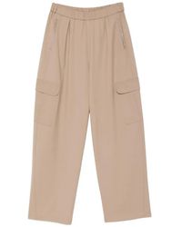 Fabiana Filippi - Elasticated-Waist Cargo Pants - Lyst
