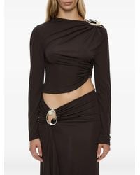 Christopher Esber - Orica Crystal-Embellished Ruched Top - Lyst