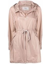 Herno - Drawstring-Waist Hooded Jacket - Lyst