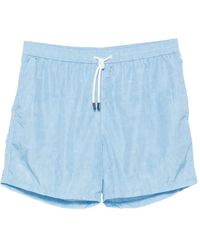 Barba Napoli - Drawstring-Waist Swim Shorts - Lyst