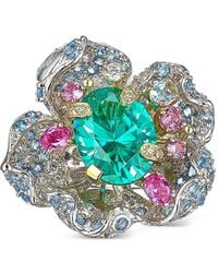 Anabela Chan - 14K And Rhodium Vermeil Bloom Multi-Stone Ring - Lyst