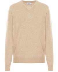 Malo - V-Neck Cashmere Sweater - Lyst