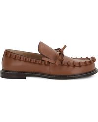 JW Anderson - Ruffled-Trim Loafers - Lyst
