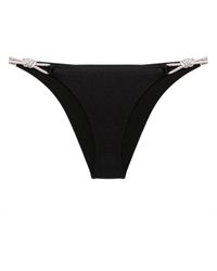 Jonathan Simkhai - Rhinestone-detailed Shimmerimg Bikini Bottom - Lyst