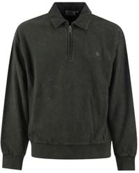 Carhartt - Lambert Half-Zip Long-Sleeve Polo Shirt - Lyst