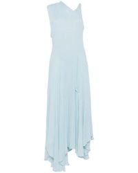 Semicouture - Asymmetric Pleated Dress - Lyst