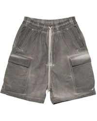 Rick Owens - Cargobela Drawstring Cargo Shorts - Lyst